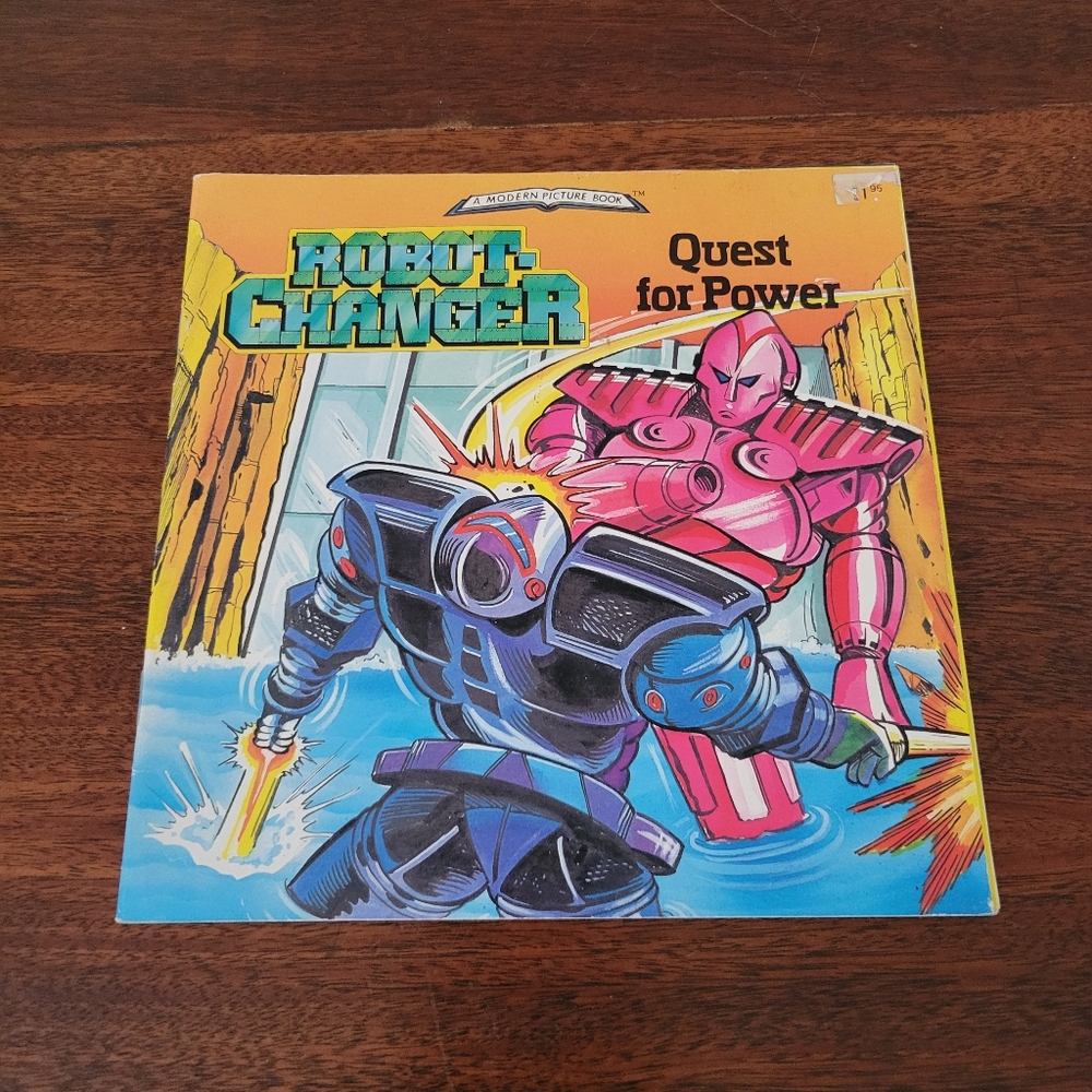 VTG Robot Changer Quest For Power Picture Book Joshua Morris 1985